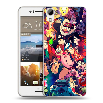 Пластиковый чехол на HTC Desire 728 с принтом Gravity Falls Гравити Фолз