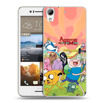 Пластиковый чехол на HTC Desire 728 с принтом Adventure time Время приключений Пластиковый чехол на HTC Desire 728 с принтом Adventure time Время приключений
