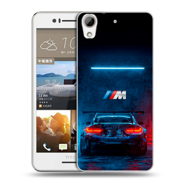 Пластиковый чехол на HTC Desire 728 с принтом BMW БМВ