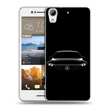 Пластиковый чехол на HTC Desire 728 с принтом Mercedes Мерседес