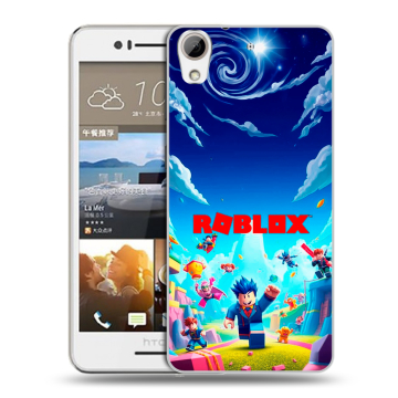 Пластиковый чехол на HTC Desire 728 с принтом Roblox Роблокс Пластиковый чехол на HTC Desire 728 с принтом Roblox Роблокс