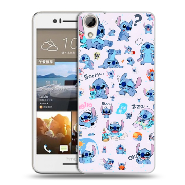 Пластиковый чехол на HTC Desire 728 с принтом Лило и Стич Пластиковый чехол на HTC Desire 728 с принтом Лило и Стич