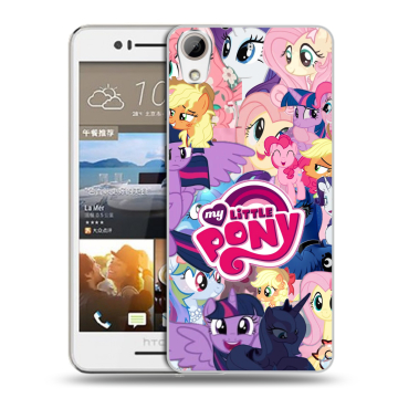 Пластиковый чехол на HTC Desire 728 с принтом My little pony Дружба чудо Пластиковый чехол на HTC Desire 728 с принтом My little pony Дружба чудо