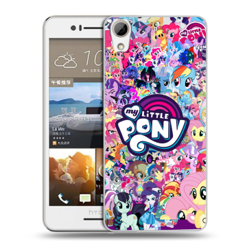 Пластиковый чехол на HTC Desire 728 с принтом My little pony Дружба чудо