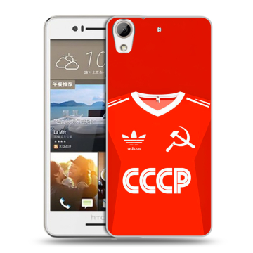 Пластиковый чехол на HTC Desire 728 с принтом Флаг Герб СССР Пластиковый чехол на HTC Desire 728 с принтом Флаг Герб СССР