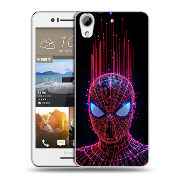 Пластиковый чехол на HTC Desire 728 с принтом Spiderman Человек паук