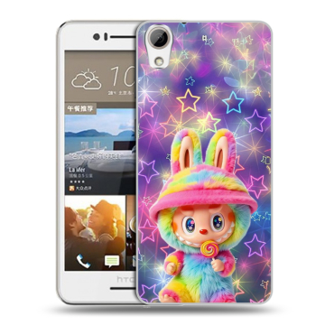 Пластиковый чехол на HTC Desire 728 с принтом Labubu Лабубу