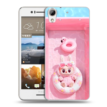 Пластиковый чехол на HTC Desire 728 с принтом Labubu Лабубу