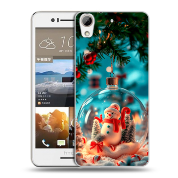 Пластиковый чехол на HTC Desire 728 с принтом Новый год Пластиковый чехол на HTC Desire 728 с принтом Новый год