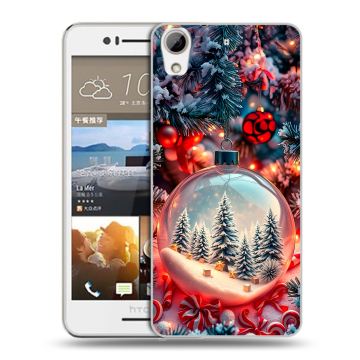Пластиковый чехол на HTC Desire 728 с принтом Новый год Пластиковый чехол на HTC Desire 728 с принтом Новый год