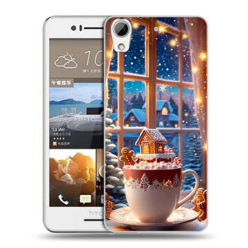 Пластиковый чехол на HTC Desire 728 с принтом Новый год Пластиковый чехол на HTC Desire 728 с принтом Новый год