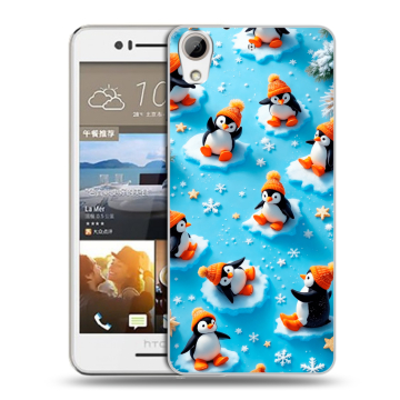 Пластиковый чехол на HTC Desire 728 с принтом Новый год Пластиковый чехол на HTC Desire 728 с принтом Новый год