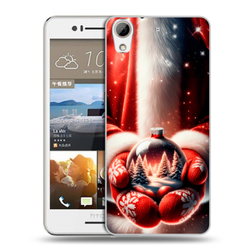 Пластиковый чехол на HTC Desire 728 с принтом Новый год Пластиковый чехол на HTC Desire 728 с принтом Новый год