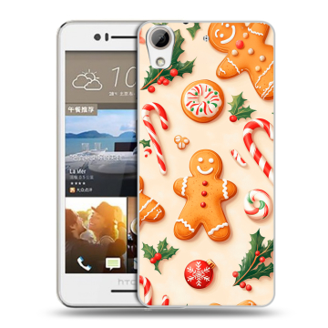 Пластиковый чехол на HTC Desire 728 с принтом Новый год Пластиковый чехол на HTC Desire 728 с принтом Новый год