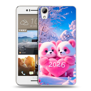 Пластиковый чехол на HTC Desire 728 с принтом Новый год Пластиковый чехол на HTC Desire 728 с принтом Новый год