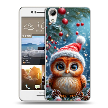 Пластиковый чехол на HTC Desire 728 с принтом Новый год Пластиковый чехол на HTC Desire 728 с принтом Новый год