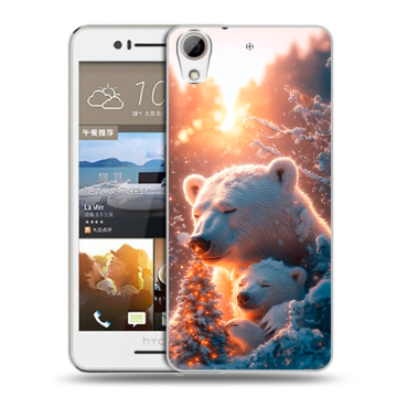 Пластиковый чехол на HTC Desire 728 с принтом Новый год Пластиковый чехол на HTC Desire 728 с принтом Новый год
