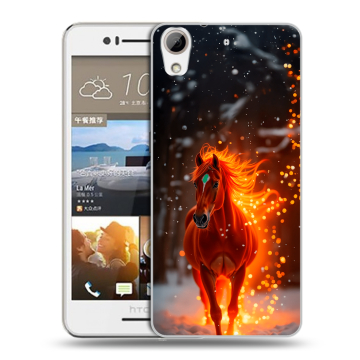 Пластиковый чехол на HTC Desire 728 с принтом Новый год Пластиковый чехол на HTC Desire 728 с принтом Новый год