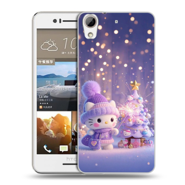 Пластиковый чехол на HTC Desire 728 с принтом Новый год Пластиковый чехол на HTC Desire 728 с принтом Новый год