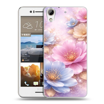 Пластиковый чехол на HTC Desire 728 с принтом женский