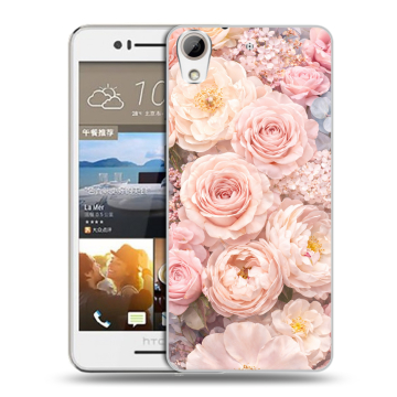 Пластиковый чехол на HTC Desire 728 с принтом женский