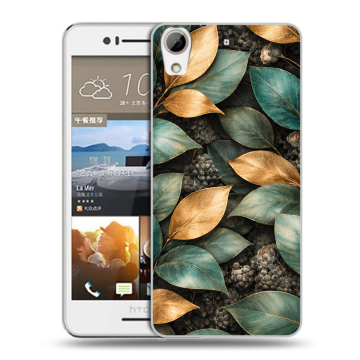 Пластиковый чехол на HTC Desire 728 с принтом женский