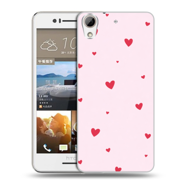 Пластиковый чехол на HTC Desire 728 с принтом для девочек