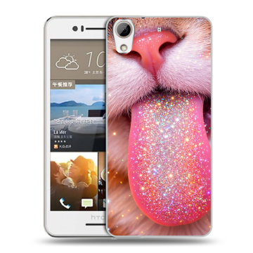 Пластиковый чехол на HTC Desire 728 с принтом для девочек