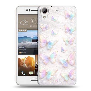 Пластиковый чехол на HTC Desire 728 с принтом женский