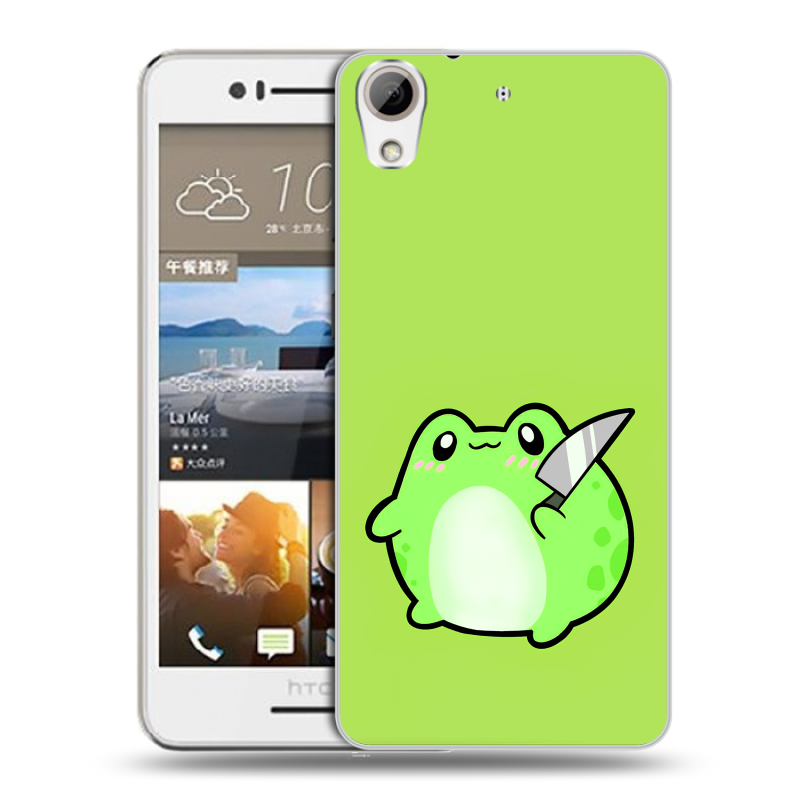 Пластиковый чехол на HTC Desire 728 с принтом Лягушенок Пластиковый чехол на HTC Desire 728 с принтом Лягушенок