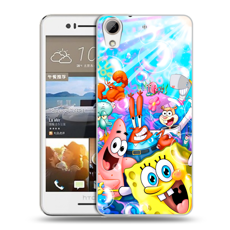 Пластиковый чехол на HTC Desire 728 с принтом спанчбоб спанч боб Пластиковый чехол на HTC Desire 728 с принтом спанчбоб спанч боб
