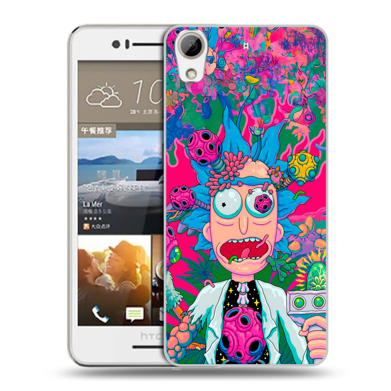 Пластиковый чехол на HTC Desire 728 с принтом Рик и Морти Rick Morty Пластиковый чехол на HTC Desire 728 с принтом Рик и Морти Rick Morty