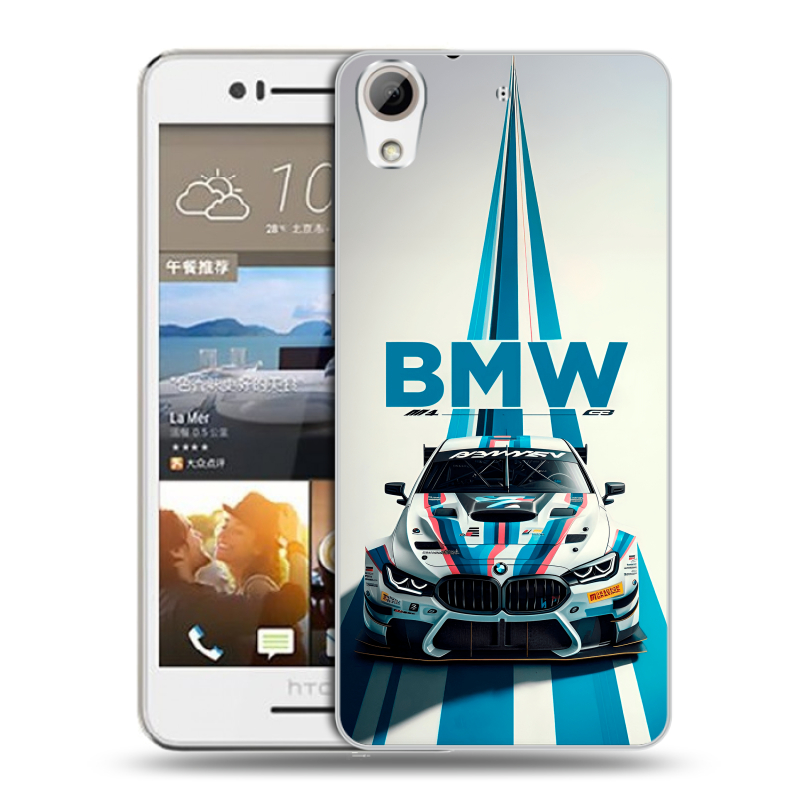 Пластиковый чехол на HTC Desire 728 с принтом БМВ BMW Пластиковый чехол на HTC Desire 728 с принтом БМВ BMW