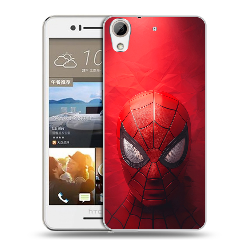 Пластиковый чехол на HTC Desire 728 с принтом Spiderman Человек паук Пластиковый чехол на HTC Desire 728 с принтом Spiderman Человек паук