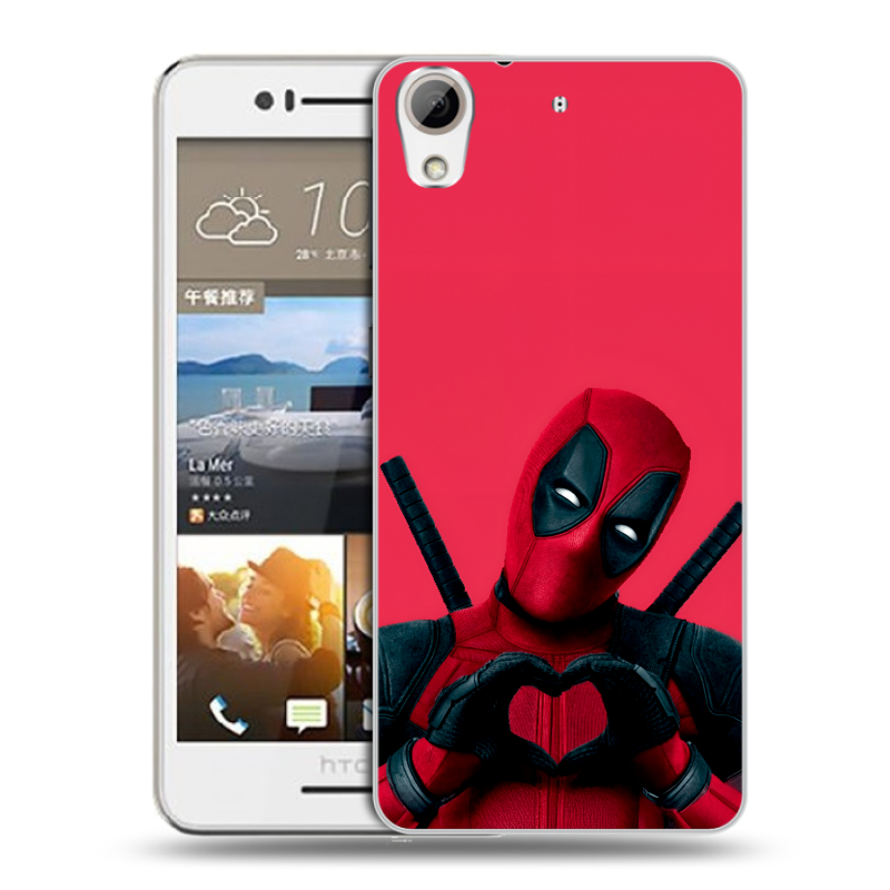 Пластиковый чехол на HTC Desire 728 с принтом Дедпул Deadpool Пластиковый чехол на HTC Desire 728 с принтом Дедпул Deadpool