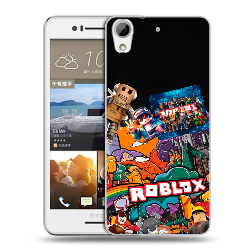 Пластиковый чехол на HTC Desire 728 с принтом Roblox Роблокс Пластиковый чехол на HTC Desire 728 с принтом Roblox Роблокс