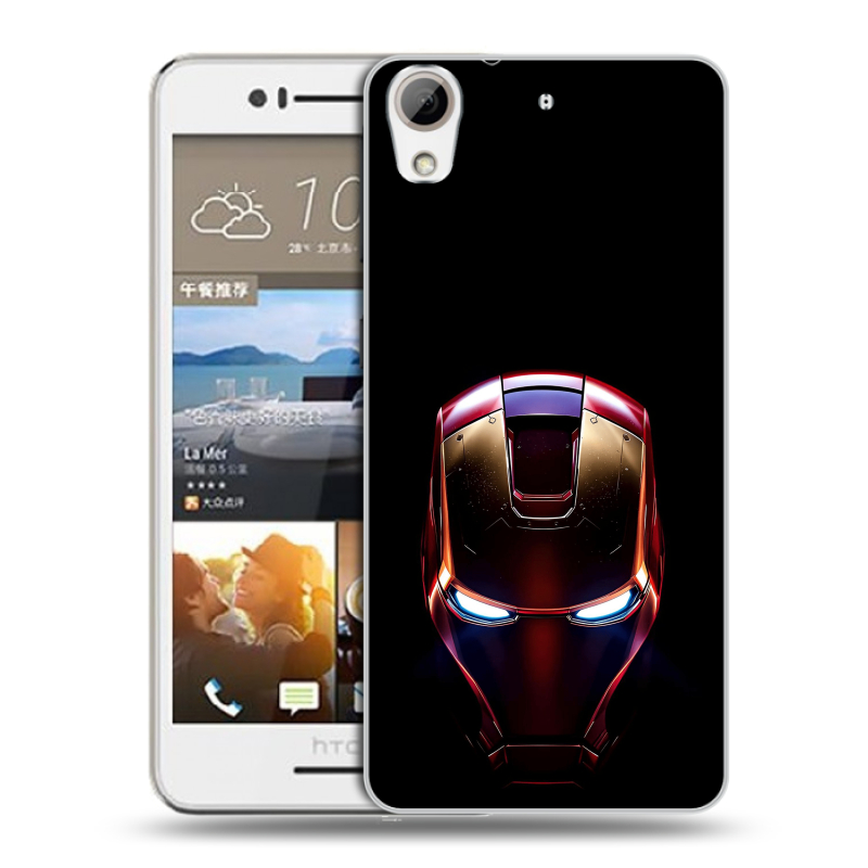 Пластиковый чехол на HTC Desire 728 с принтом IronMan Железный человек Пластиковый чехол на HTC Desire 728 с принтом IronMan Железный человек