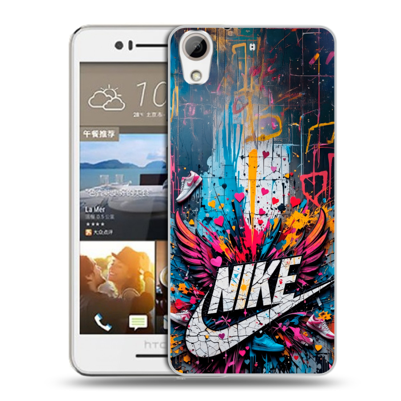 Пластиковый чехол на HTC Desire 728 с принтом Nike Найк Пластиковый чехол на HTC Desire 728 с принтом Nike Найк