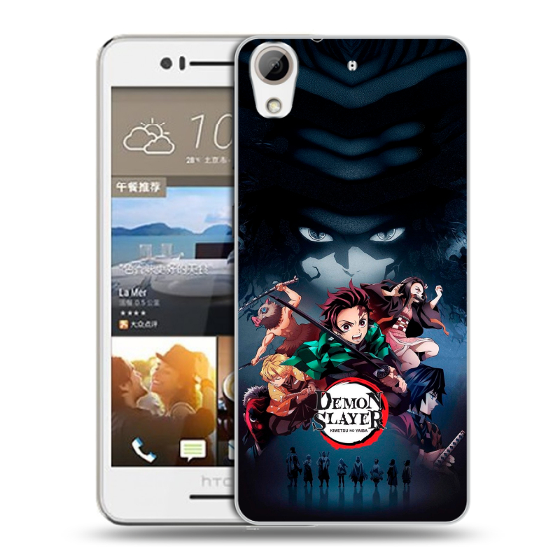 Пластиковый чехол на HTC Desire 728 с принтом Demon Slayer Клинок рассекающий демонов Пластиковый чехол на HTC Desire 728 с принтом Demon Slayer Клинок рассекающий демонов