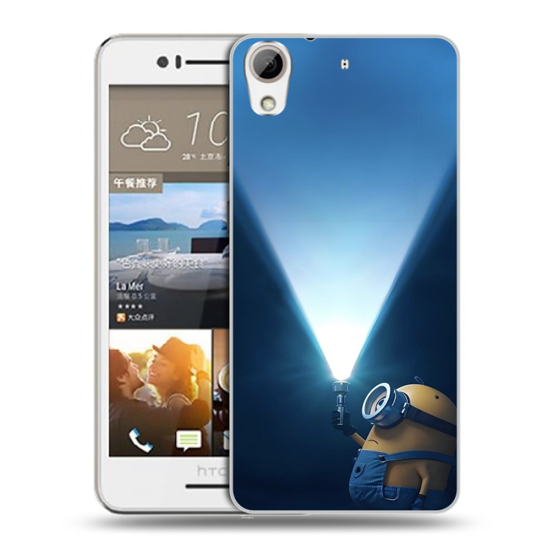 Пластиковый чехол на HTC Desire 728 с принтом Миньоны Пластиковый чехол на HTC Desire 728 с принтом Миньоны