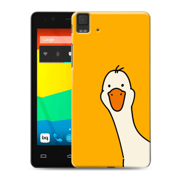 Силиконовый чехол на BQ Aquaris E4.5 с принтом Утка