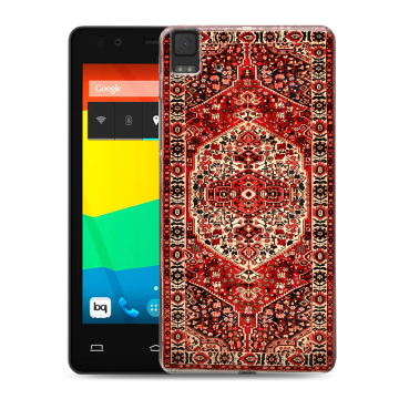 Силиконовый чехол на BQ Aquaris E4.5 с принтом Ковер