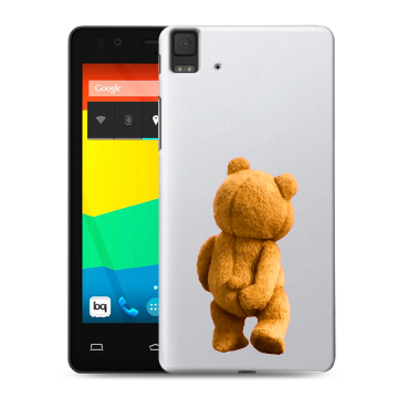 Силиконовый чехол на BQ Aquaris E4.5 с принтом Медведь