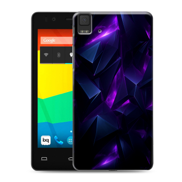 Силиконовый чехол на BQ Aquaris E4.5 с принтом Абстракиция