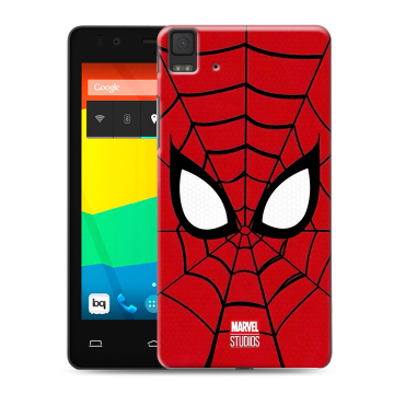 Силиконовый чехол на BQ Aquaris E4.5 с принтом человек паук spiderman