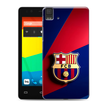 Силиконовый чехол на BQ Aquaris E4.5 с принтом Барселона Barcelona