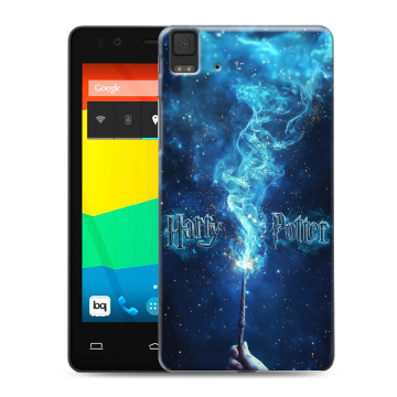 Силиконовый чехол на BQ Aquaris E4.5 с принтом Harry Potter Гарри Поттер