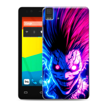 Силиконовый чехол на BQ Aquaris E4.5 с принтом Death note Тетрадь смерти