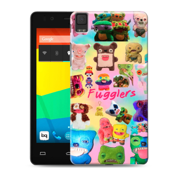 Силиконовый чехол на BQ Aquaris E4.5 с принтом Флагер Fuggler