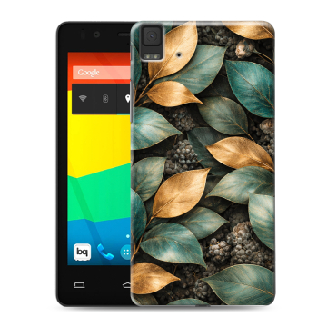 Силиконовый чехол на BQ Aquaris E4.5 с принтом женский